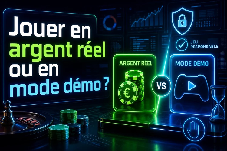 Jouer en argent réel ou en mode démo?